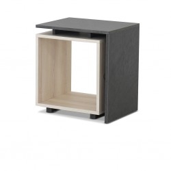 Marina Side Table Slate & American White Ash