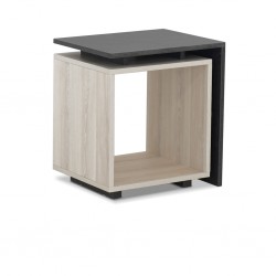 Marina Side Table Slate & American White Ash