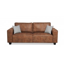 Hunter Sofa 3+2 in Brown Col Fab