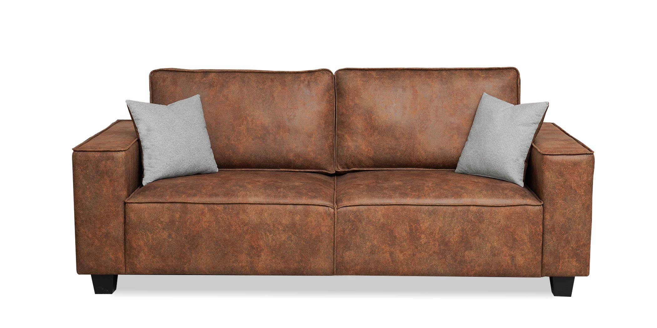 Hunter Sofa 3+2 in Brown Col Fab