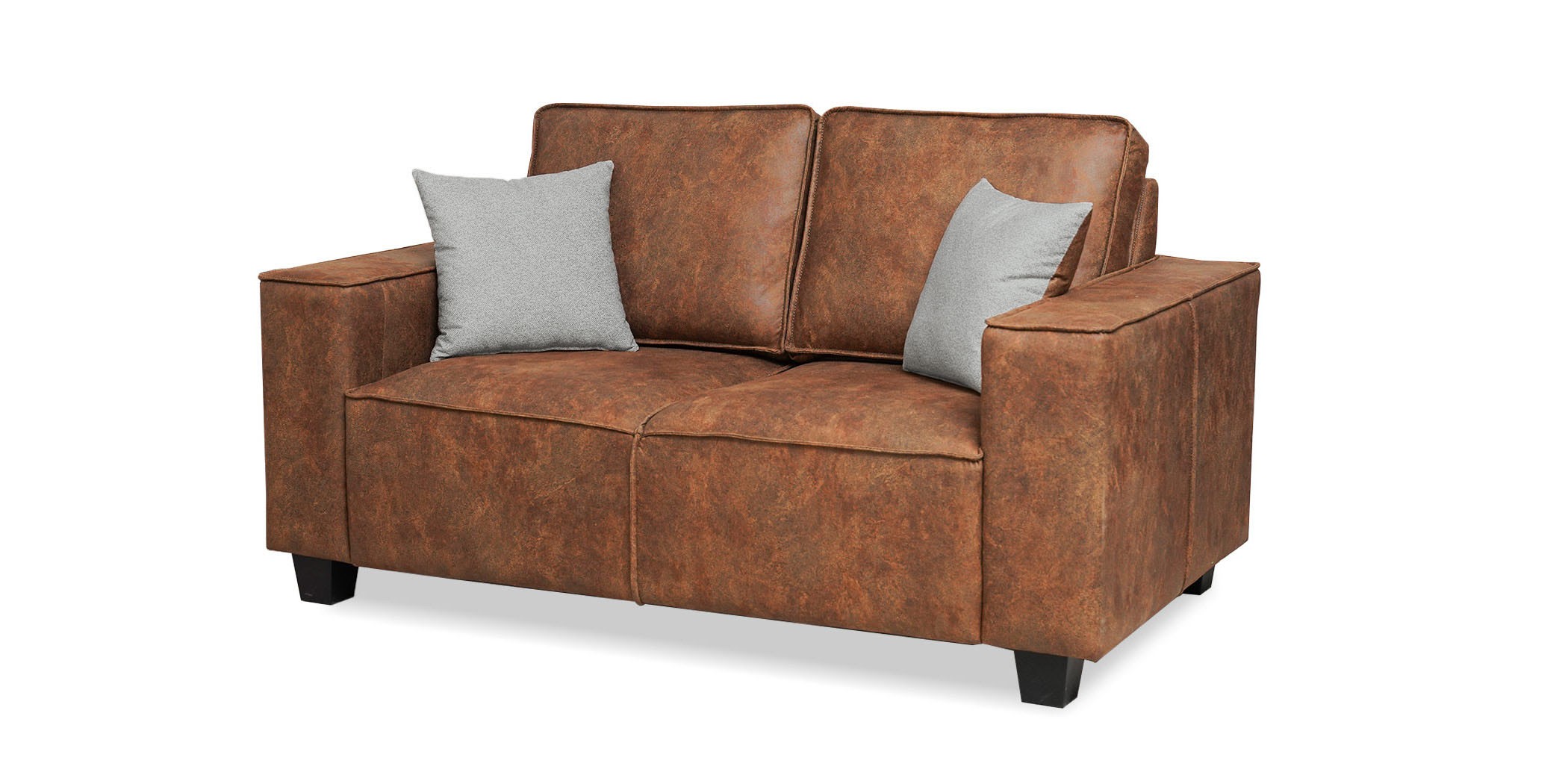 Hunter Sofa 3+2 in Brown Col Fab