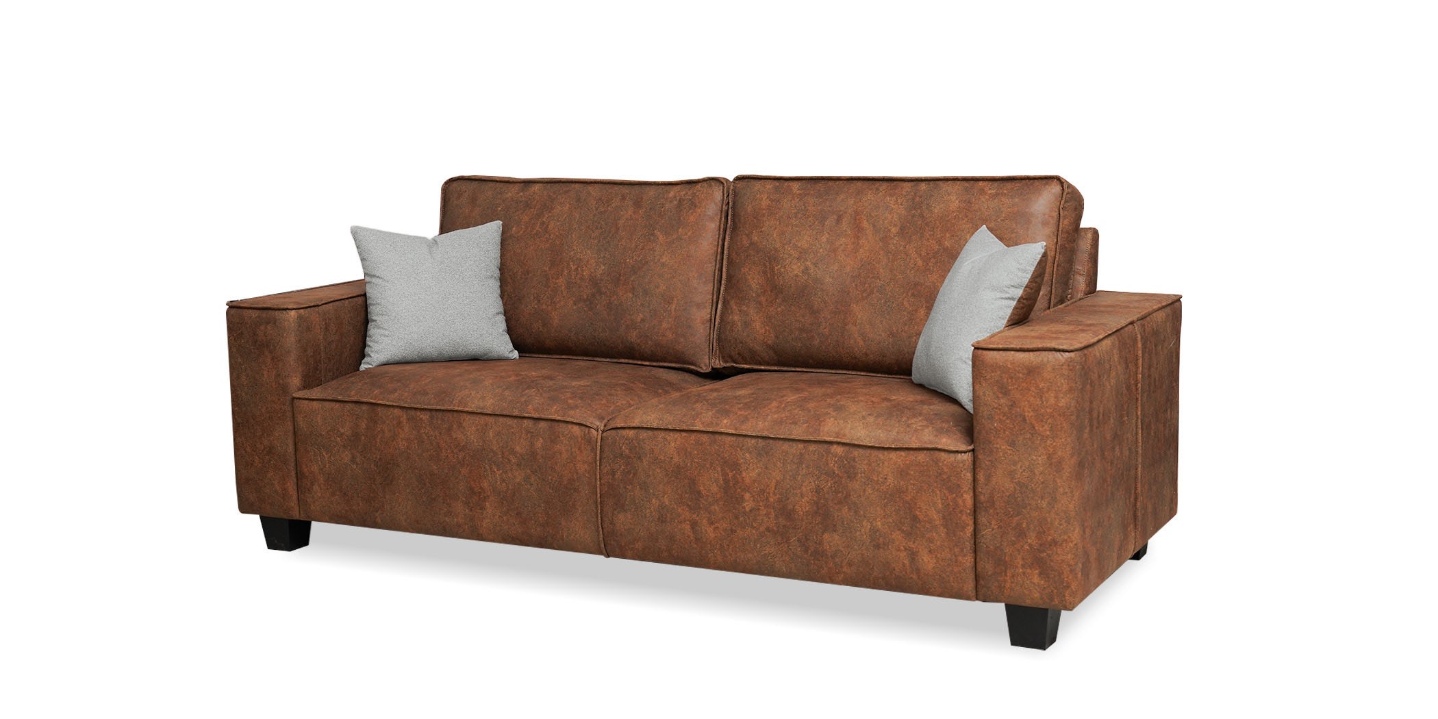 Hunter Sofa 3+2 in Brown Col Fab