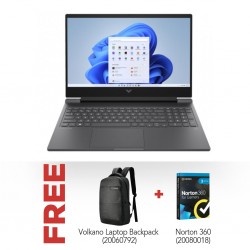 HP Victus RYZ 7-784OHS (886P7EA/BH5) & Free Volkano Laptop Backpack VK-7137 + NORTON 360 For Gamers