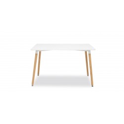 Adrian Table & 4 Chairs White