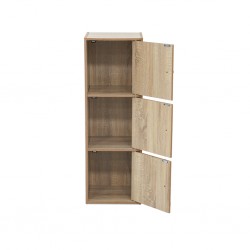 Nexus Storage 3 Doors & 3 Tiers Sonoma Oak