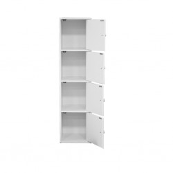 Nexus Storage 4 Doors & 4 Tiers White