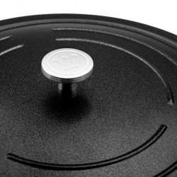 Westinghouse 24cm Black Cast Aluminum Casserole With Lid Performance Series WCCC0095024BK