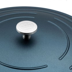 Westinghouse 28cm Blue Cast Aluminum Wok With Lid Performance Series WCCW0095028BL