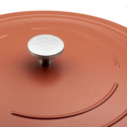 Westinghouse 24cm Red Cast Aluminum Casserole With Lid Performance Series WCCC0095024OR