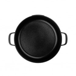 Westinghouse 24cm Black Cast Aluminum Casserole With Lid Performance Series WCCC0095024BK