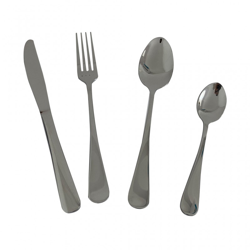 Cutlery Set 24 Pcs Plain Without Dots