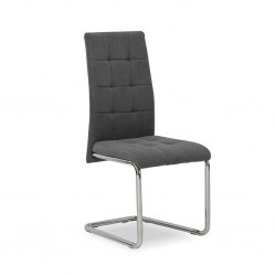 San Dining Chair Grey Microfiber