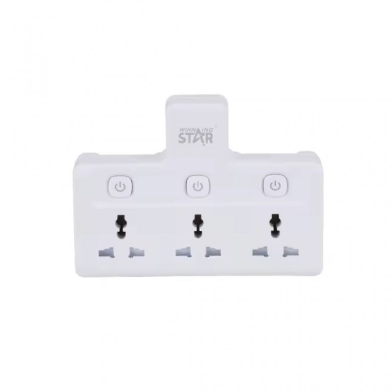 Winning Star ST-4034 10A 3 Plug Position Power Socket