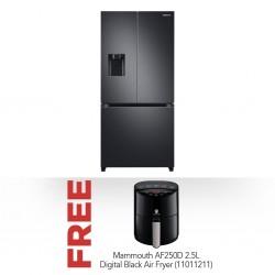Samsung RF49A5202B1 Refrigerator & Free Mammouth AF250D 2.5L Digital Black Air Fryer