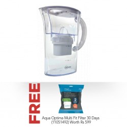 Mayer MMFK621 2L Compact Water Filter Jug & Free Aqua Optima EPS111 Multi Fit Fitter 30 days