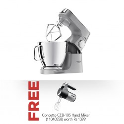 Kenwood KVL85.344SI GBL+MG+MM Kitchen Machine & Free Concetto CEB-105 Black/Silver Hand Mixer