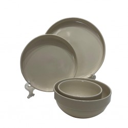 Dinner Set 24 Pcs Beige