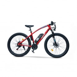 Champion EBK-614 250 Watts (0.25Kw) 27.5" Red Electric Bike Fat Tyre