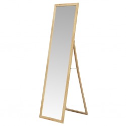 Leaning Full-Length Floor Mirror Beige