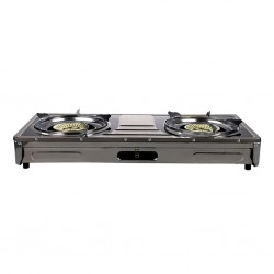 Winning Star ST-9654 S/S Deluxe Double Gas Stove