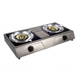 Winning Star ST-9654 S/S Deluxe Double Gas Stove