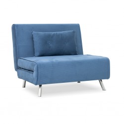 Altari Sofa Bed Navy Blue (Single)