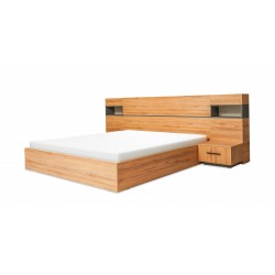 Salvadora Bed 180x200 cm With Night Tables In Plywood