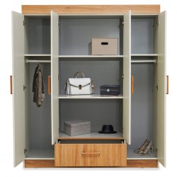 Ambianca Wardrobe 4 Doors in Plywood