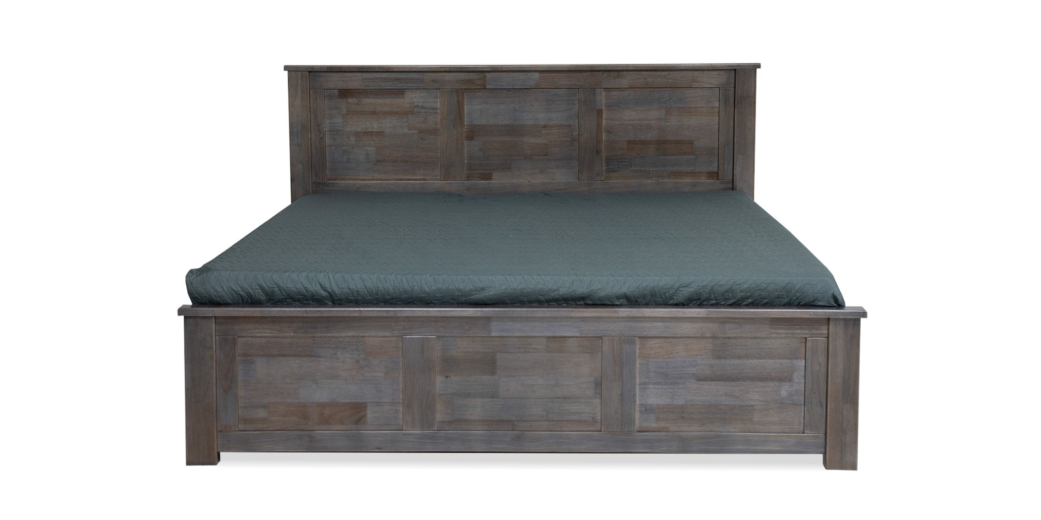 Napoleon Bed 180x200 cm Grey Rubberwood