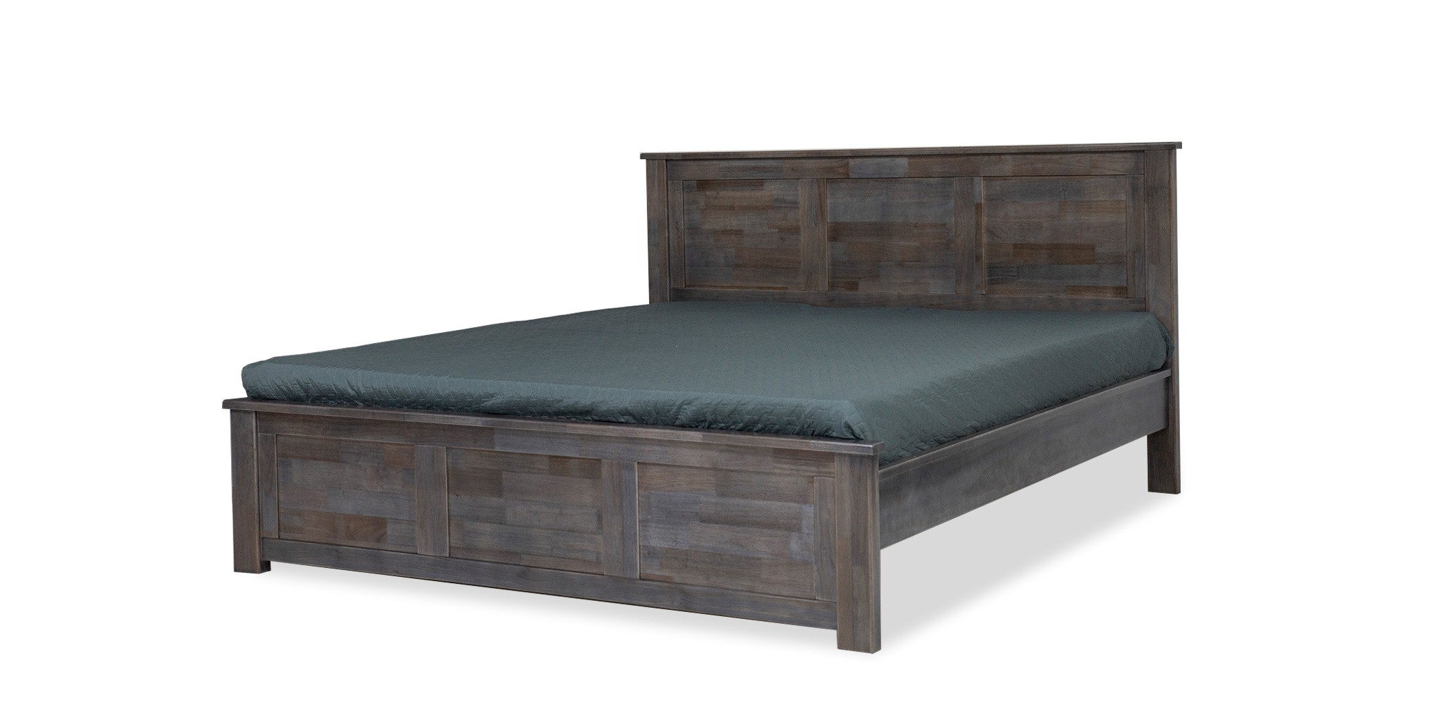 Napoleon Bed 180x200 cm Grey Rubberwood