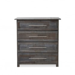 Napoleon Chest of Drawers Grey Rubberwood