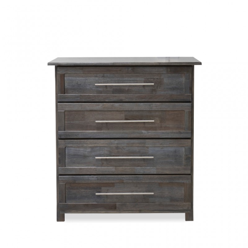 Napoleon Chest of Drawers Grey Rubberwood