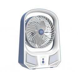 Winning Star ST-4063 LED Light Table Fan With USB Charging "O"