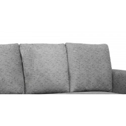 Rome Sofa 3+2 in Grey Col Fab