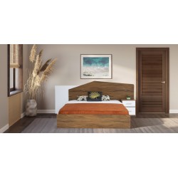 Latina Bed 150x190 cm In Melamine MDF