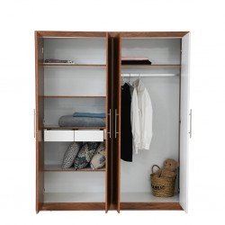 Latina Wardrobe 4 Doors In Melamine MDF