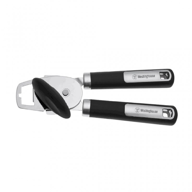 Westinghouse WCKG0081002 Can Opener With Black Soft Grip Handle