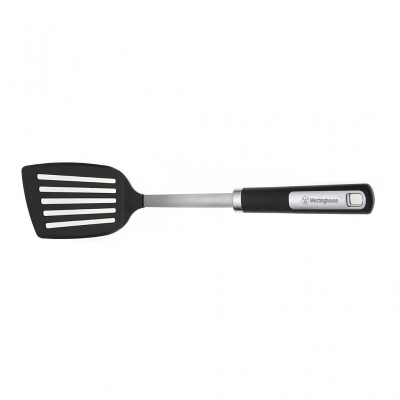 Westinghouse WCKT0081013 Nylon Slotted Turner With Black Soft Grip Handle