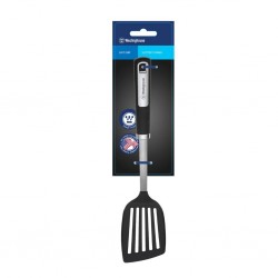 Westinghouse WCKT0081013 Nylon Slotted Turner With Black Soft Grip Handle