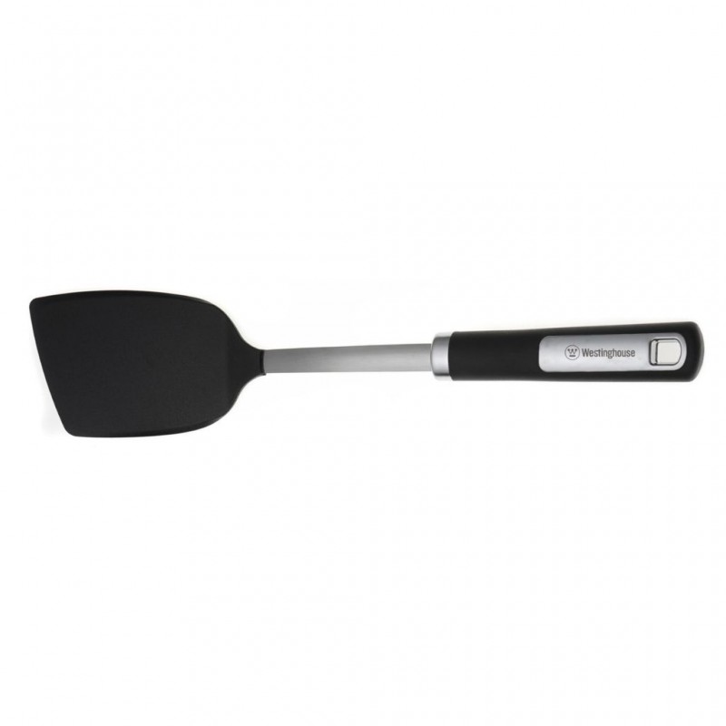 Westinghouse WCKT0081012 Nylon Cooking Turner With Black Soft Grip Handle