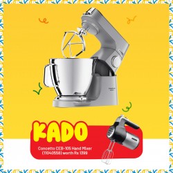 Kenwood KVL85.344SI GBL+MG+MM Kitchen Machine & Free Concetto CEB-105 Black/Silver Hand Mixer