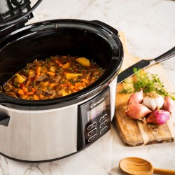 Westinghouse WKSC65 Black+SS Slow Cooker