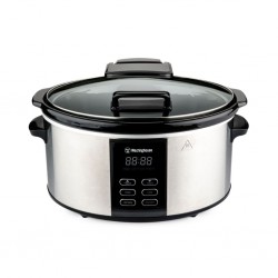 Westinghouse WKSC65 Black+SS Slow Cooker