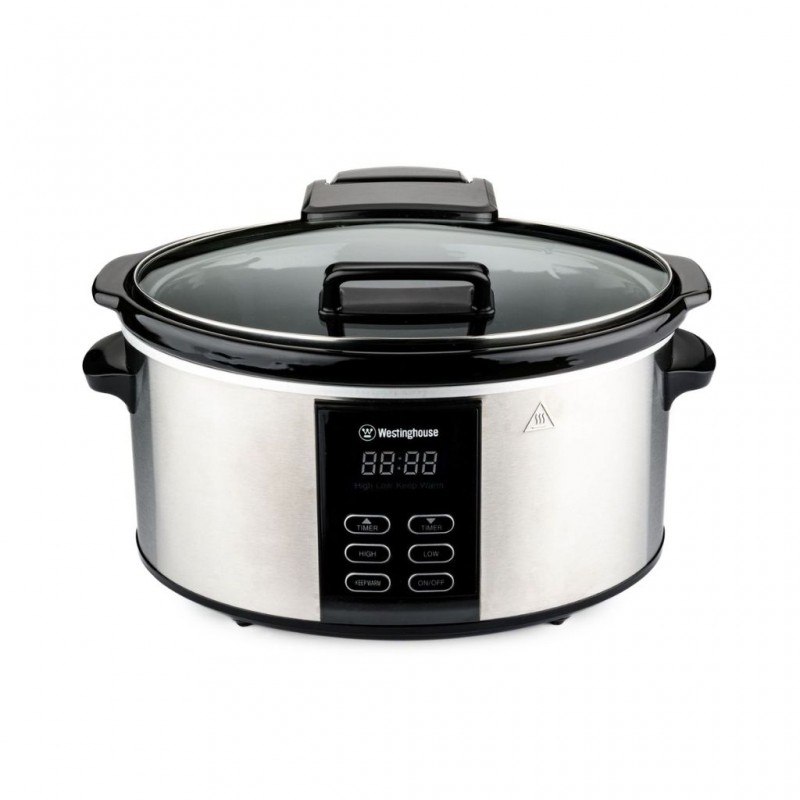 Westinghouse WKSC65 Black+SS Slow Cooker