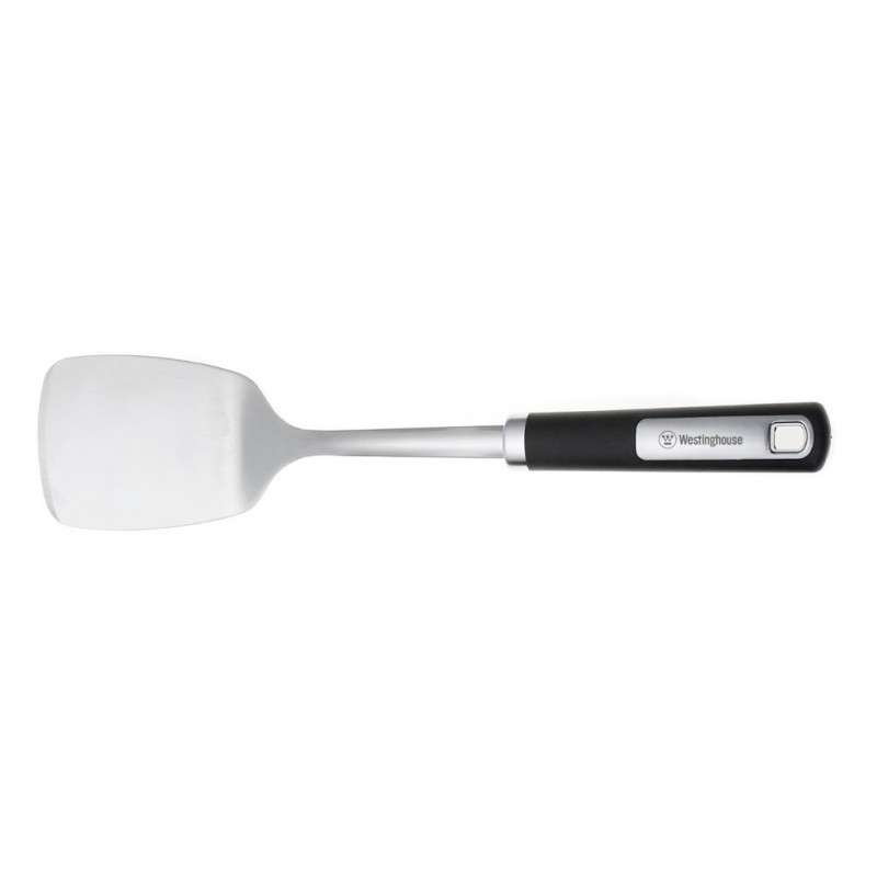 Westinghouse WCKT0081006 S/S Cooking Turner With Black Soft Grip Handle