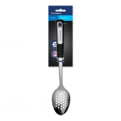 Westinghouse WCKT0081004 S/S Slotted Spoon With Black Soft Grip Handle