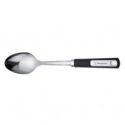 Westinghouse WCKT0081003 S/S Cooking Spoon With Black Soft Grip Handle