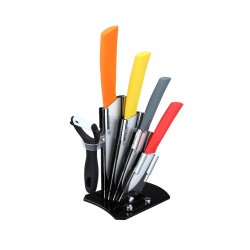 Westinghouse WCKFS0001006 6pcs Ceramic Knife Block Set