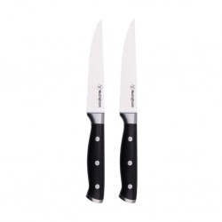 Westinghouse WCKF007602ABK 2pcs 5" Steak Knife Set With ABS Handle & Triple Rivets, 2.0mm Blade