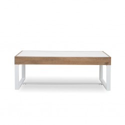 Ainsley Coffee Table Veneer & White